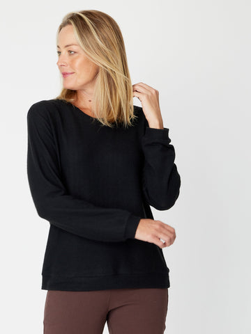 Soft Knit Top - Black- 29993 - Tops
