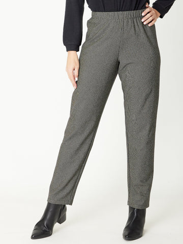 Stretch Pull on Pant - Black stripe- 31236 - Luna Sky