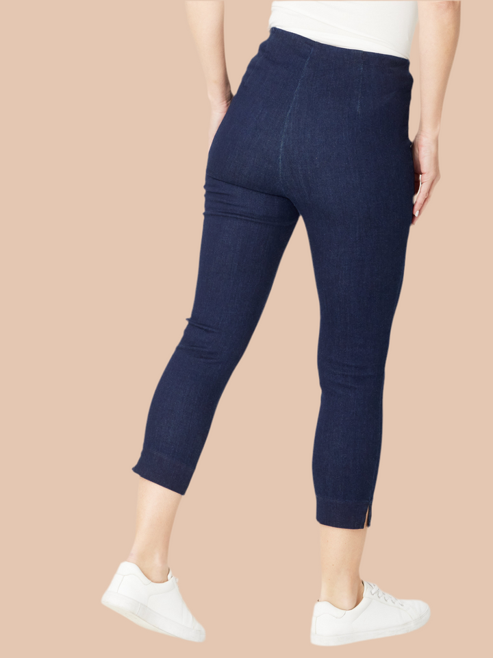7/8 Denim pant- Denim 31244
