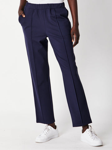 PONTI DRESSY LEISURE PANT - Navy 30003 - sw - Luna Sky