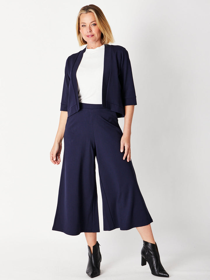 Lux Crop Pant- Navy -30012