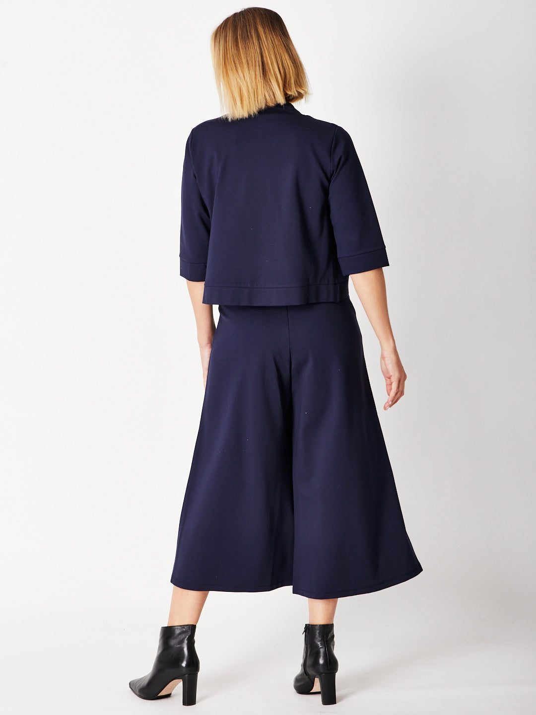 Lux Crop Pant- Navy -30012