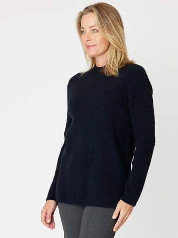 POLO KNIT - BLACK - 30069 - SW - Knitwear