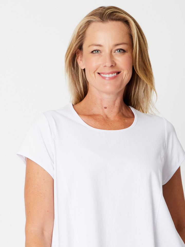 Swing Cap Top - White -30159