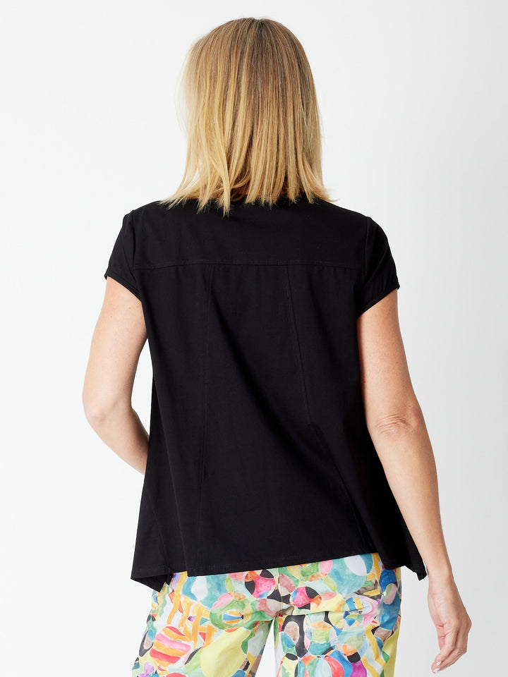 Swing Cap Top - Black -30159