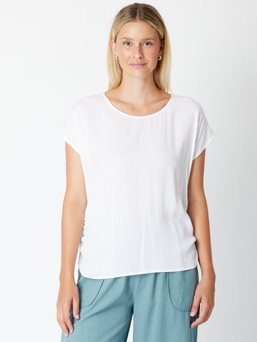 Core Silky Rayon Top - White - 30248 - top