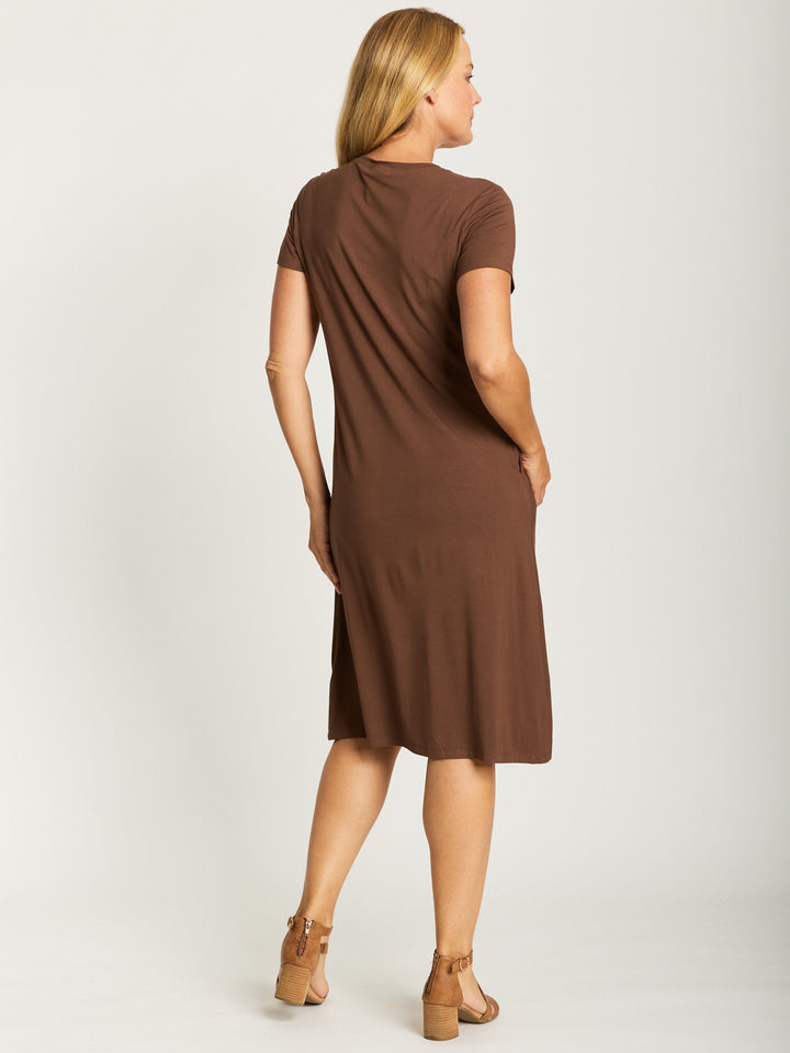 Nautical Core Dress- Choc - 30351