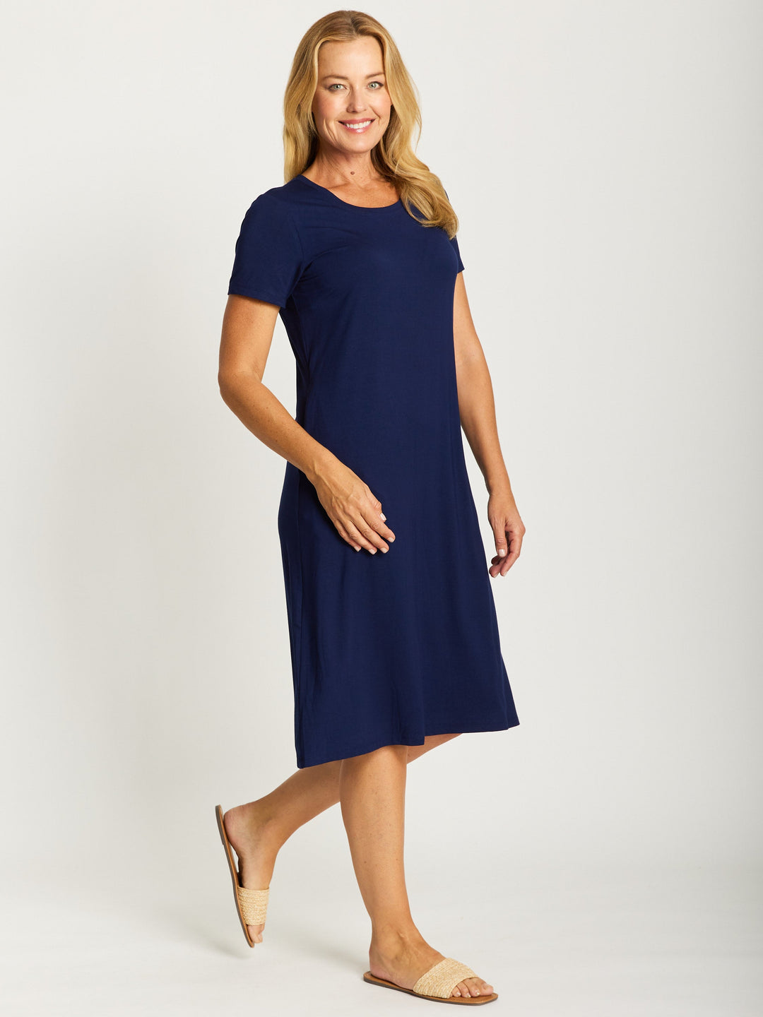 Nautical Core Dress- Navy - 30351