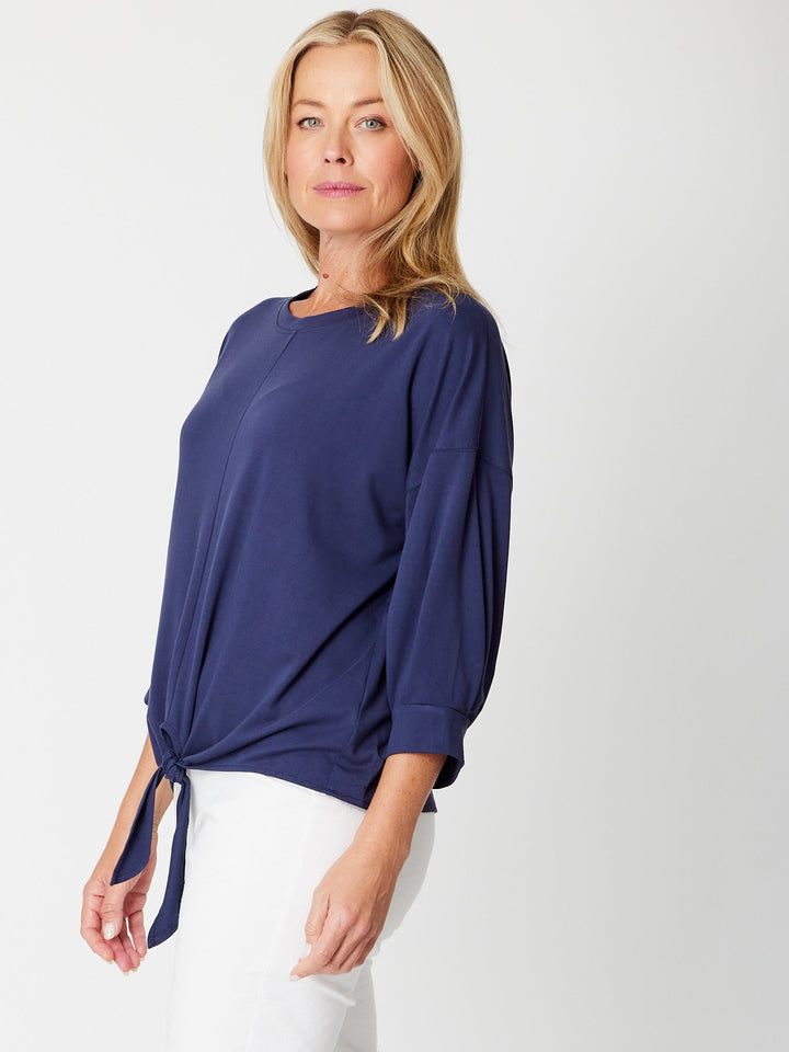Leaves Of Love Bamboo Tye Tee - Navy - 30443