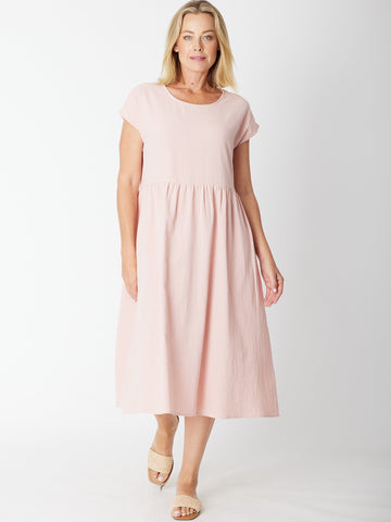 Upcycle Cotton Doll Dress - Blush - 30448 - Not on Sale