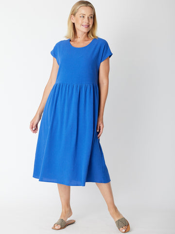 Upcycle Cotton Doll Dress - Royal - 30448 - Spring/Summer