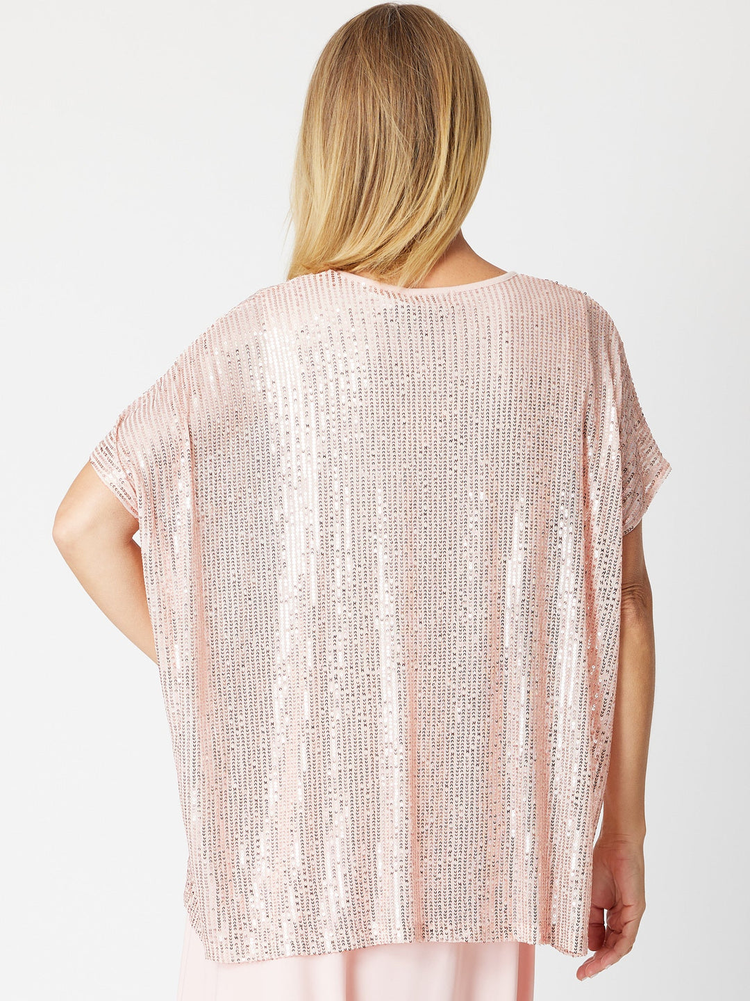 Kimono Sparkle Top Tonight- Blush 30567
