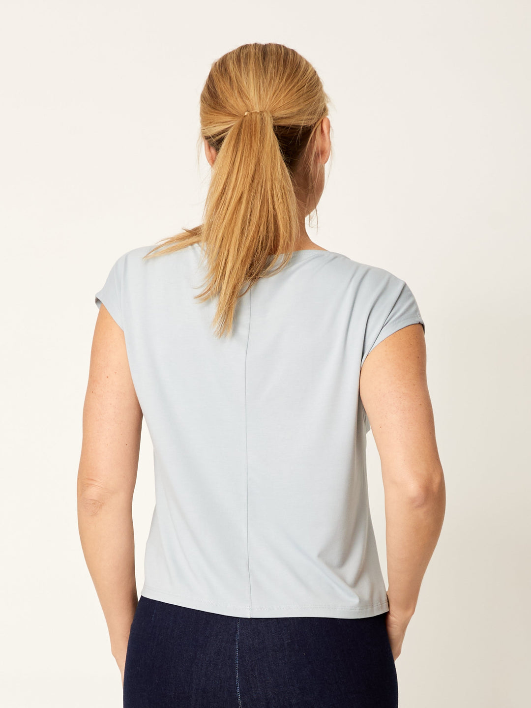 Bamboo Tye Tee  - Duck Egg Blue - 30623