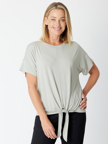 Bamboo Twist Top - Sage - 30634 - Cordelia St