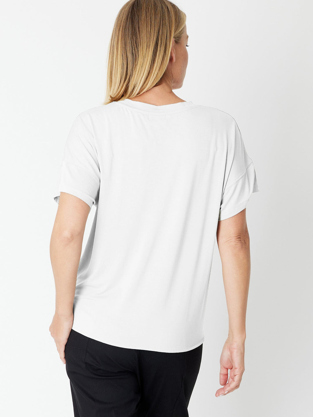 Bamboo Twist Top - White - 30634