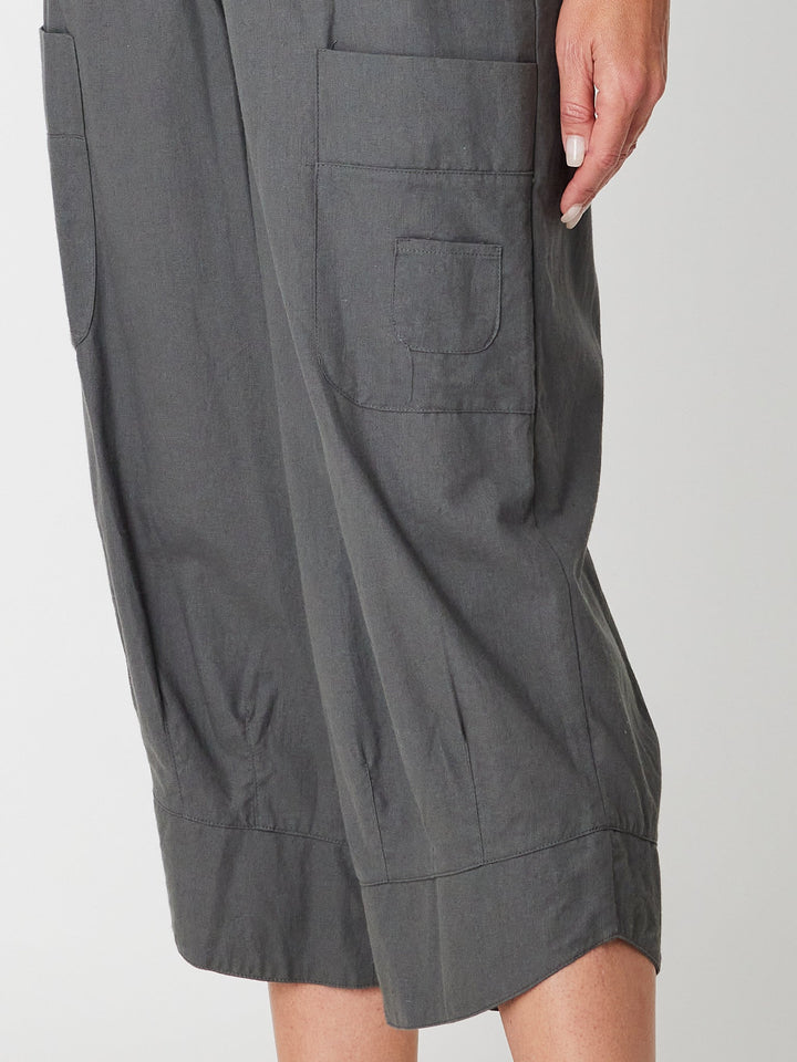 Hi Chi Minh Crop Pant - Slate -30701