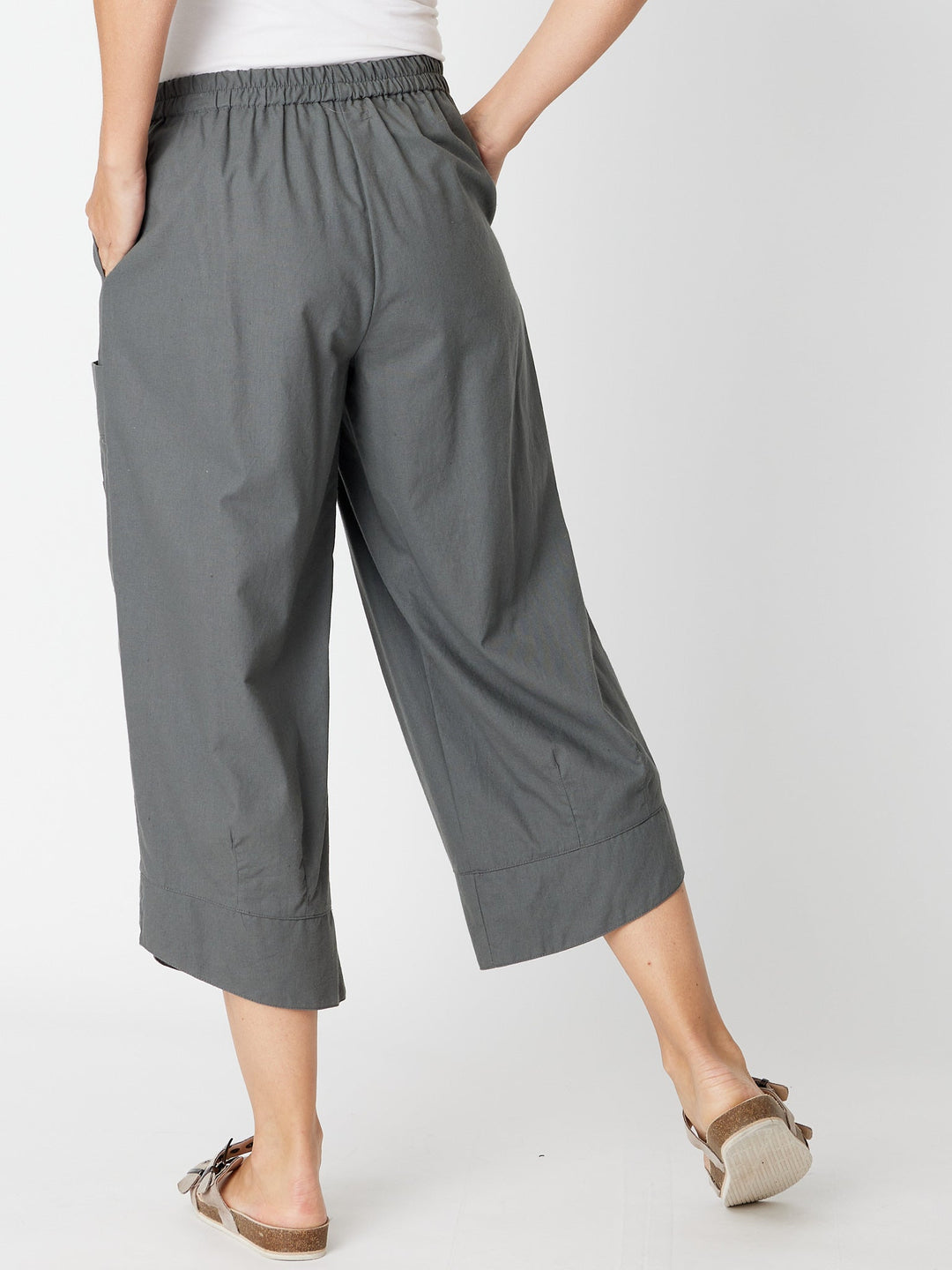 Hi Chi Minh Crop Pant - Slate -30701