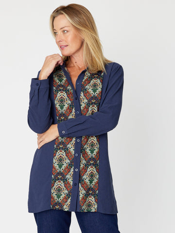 Tunic- Navy - 30705 - Cordelia St