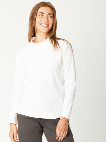 Preppy Sweats Top - White- 30731 - All