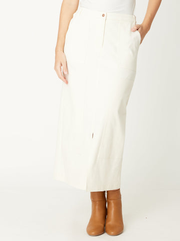 Just Drill It Skirt - 30761 - Milk - Luna Sky