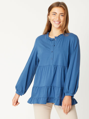 Smock Tee Top -  Ink - 30771 - 