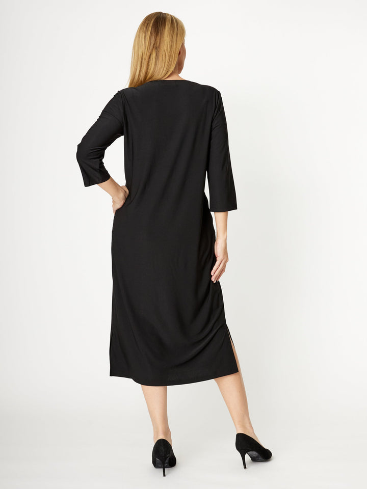 Core Dress 3/4 Sleeve - Black - 30778