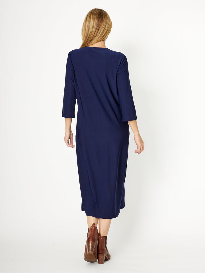 Core Dress 3/4 Sleeve - Navy - 30778