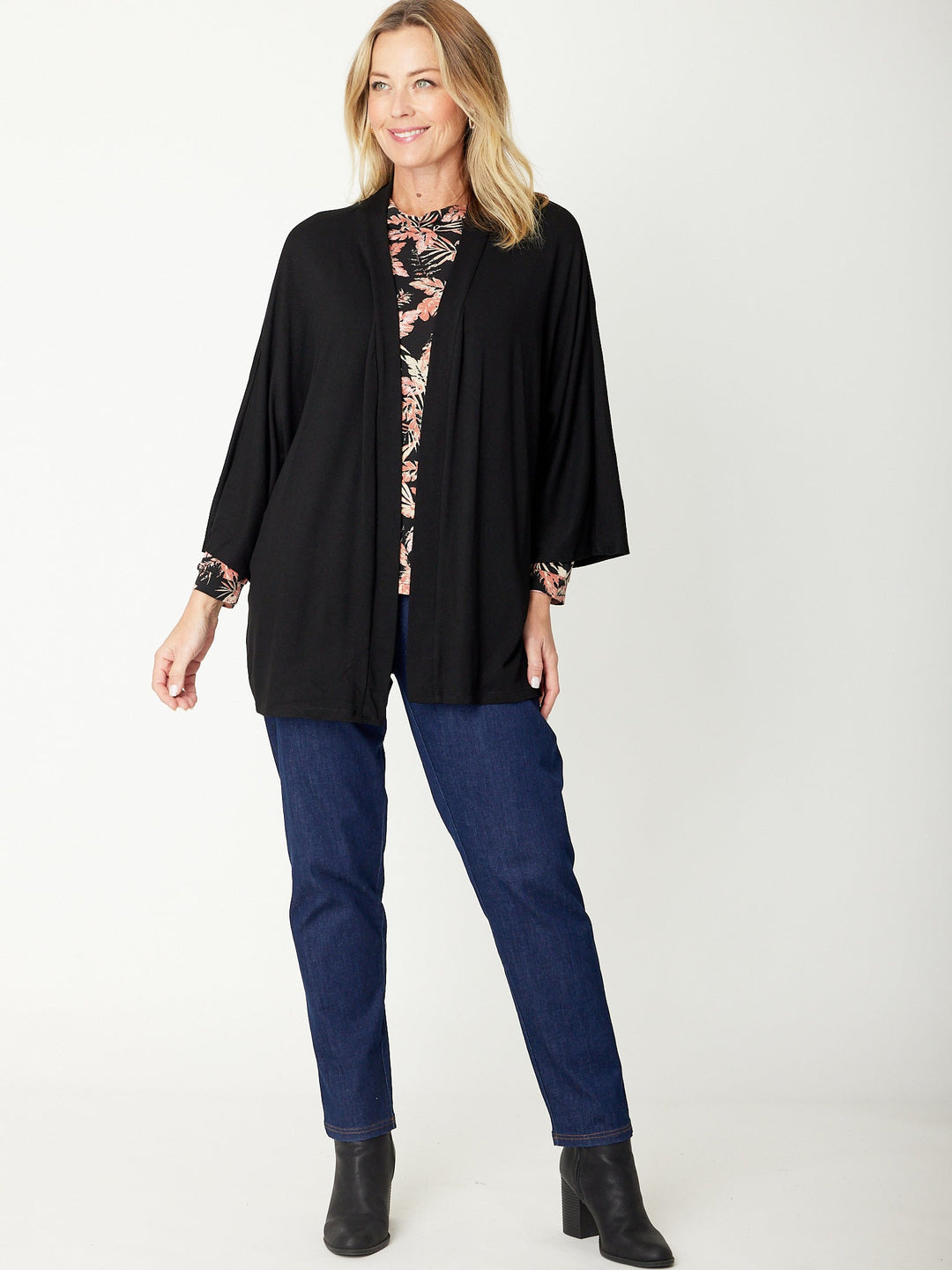 Loose Jacket - 30789 - Black