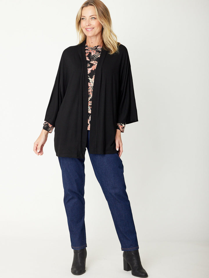 Loose Jacket - 30789 - Black