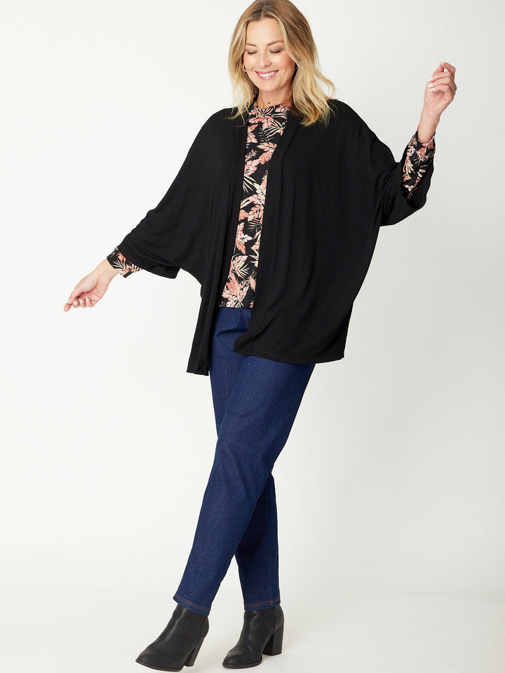 Loose Jacket - 30789 - Black
