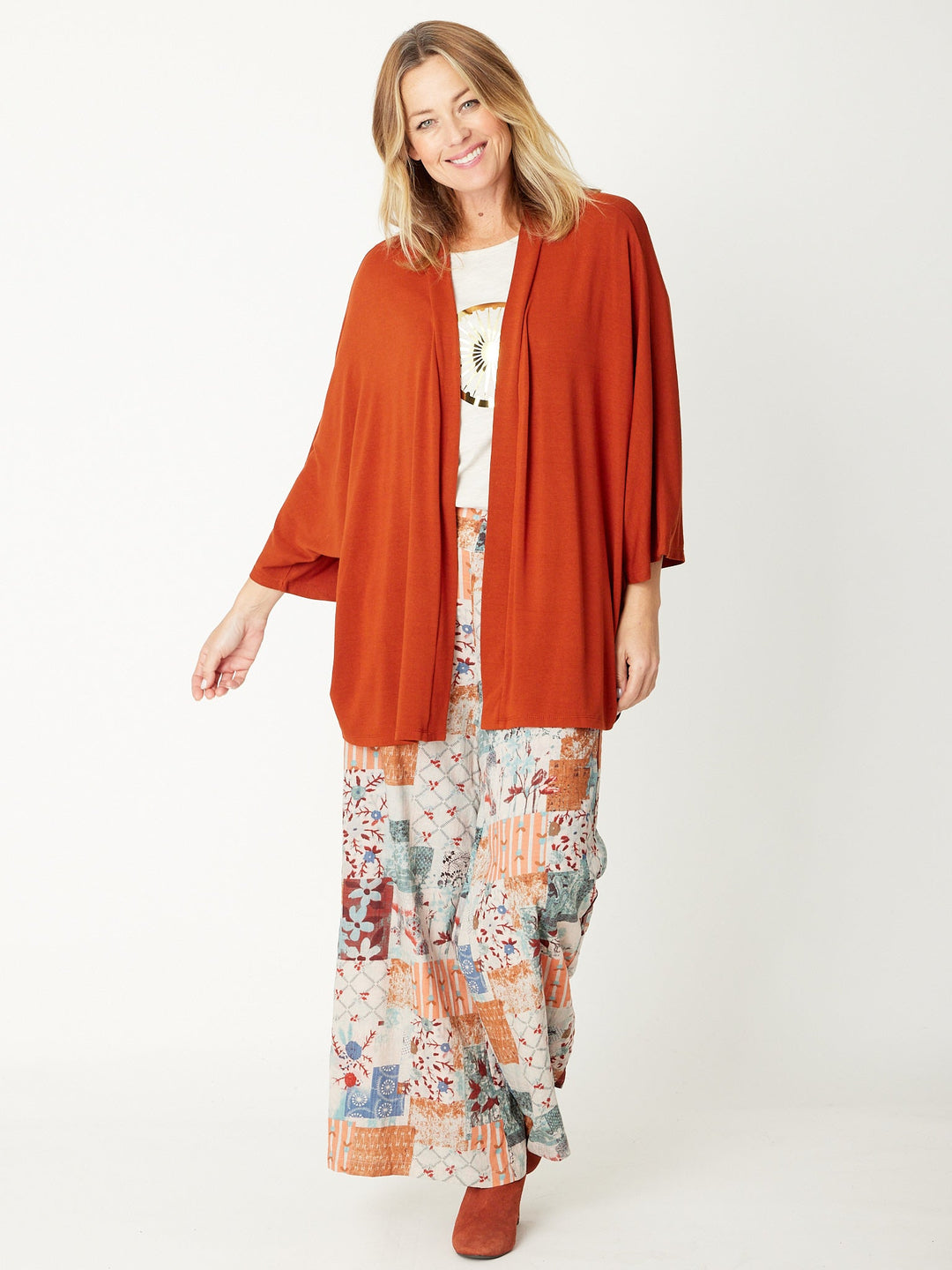 Loose Jacket - 30789 - Rust
