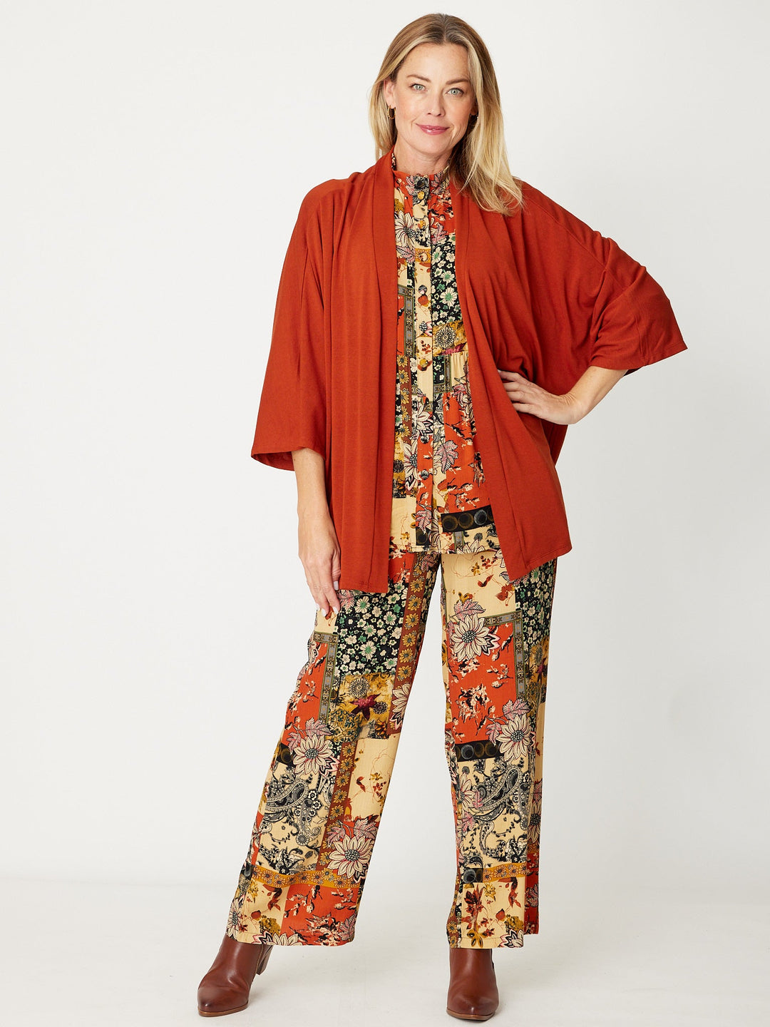 Loose Jacket - 30789 - Rust