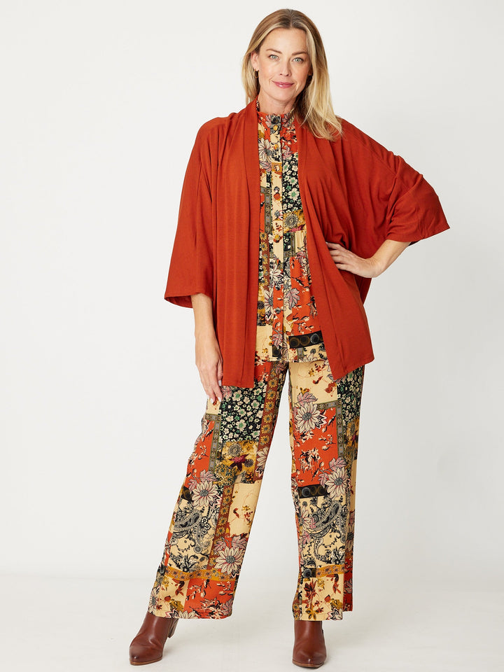 Loose Jacket - 30789 - Rust