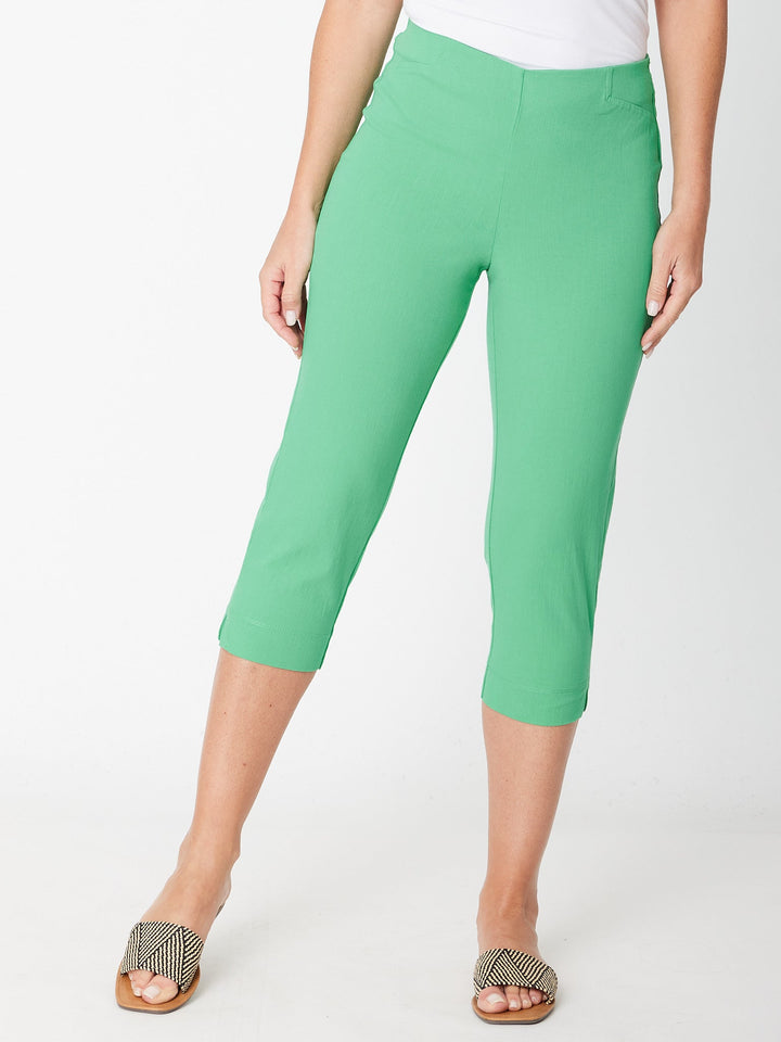 Cottolene Crop 3/4 Pant - Emerald- 30825