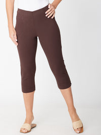 Cottolene Crop 3/4 Pant - 30825 Espresso