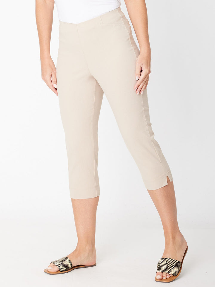 Cottolene Crop 3/4 Pant - Natural-30825
