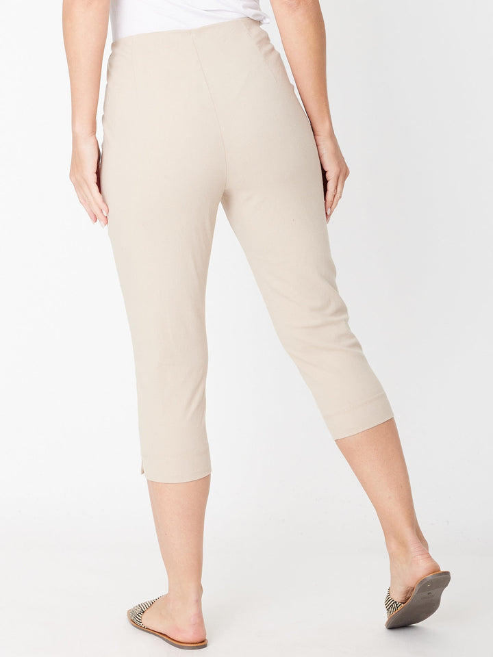 Cottolene Crop 3/4 Pant - Natural-30825
