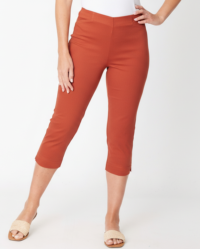 Cottolene Crop 3/4 Pant - Rust - 30825