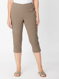 Cottolene Crop 3/4 Pant - Khaki - 30825