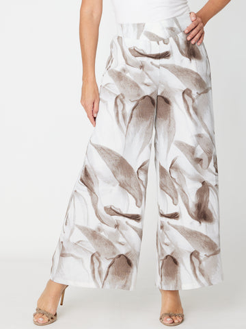 Wide Leg Pant - Latte - 30832 - 