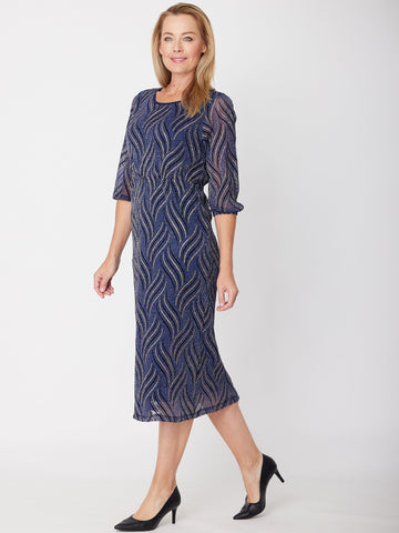 Sparkle Dress - Navy- 30850 - Cordelia St