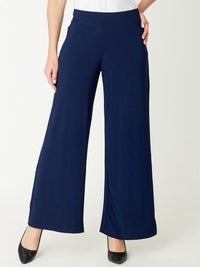 Wide Leg Must Have Pant - Navy - 23749