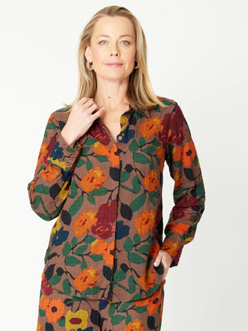 Oversize Shirt - 30859 - Floral - Cordelia St