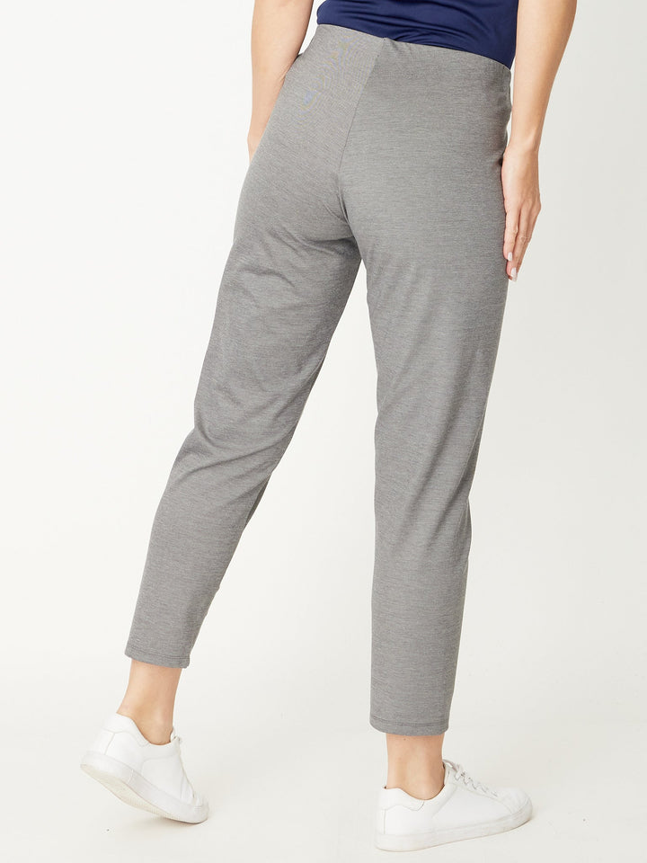Crop Pant - Grey Marle - 30862