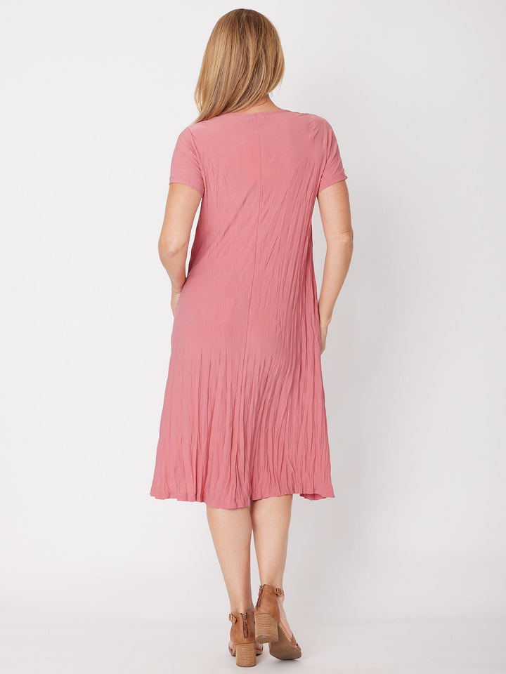 Cap Sleeve Stella Dress - Mushroom - 30915