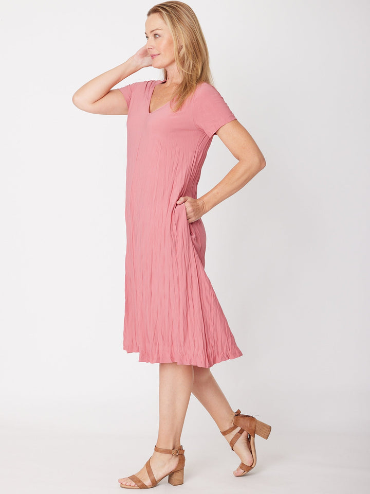 Cap Sleeve Stella Dress - Mushroom - 30915