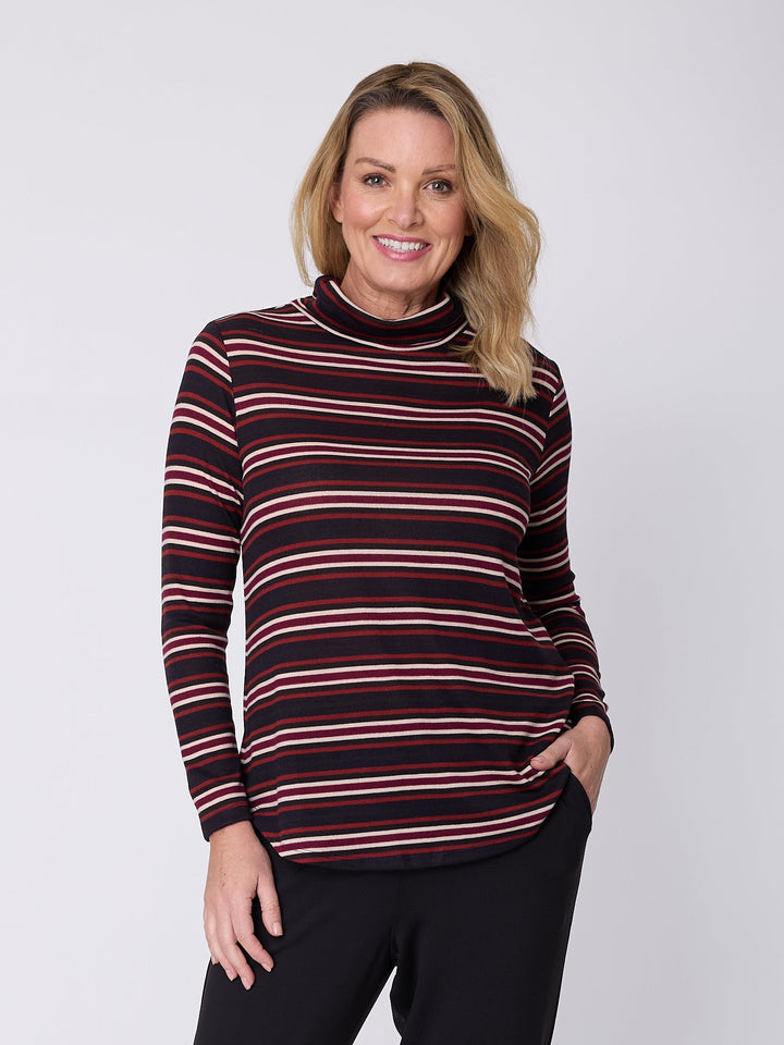 Print Skivvy Top - Shiraz - 30922