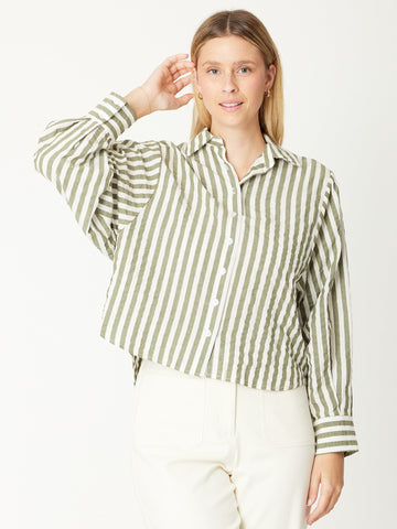Picasso Stripe Shirt - Khaki- 30937 - Shirt/Blouse
