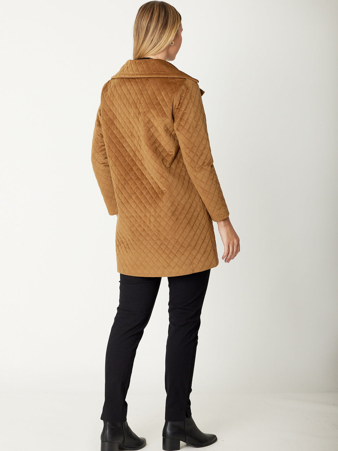 Quilted Coat - 30947 - Toffee