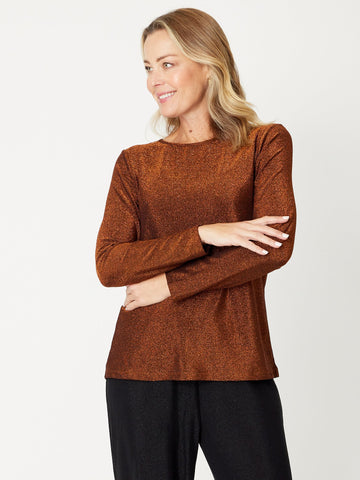 Shimmer Top- Copper- 30977 - Cordelia St